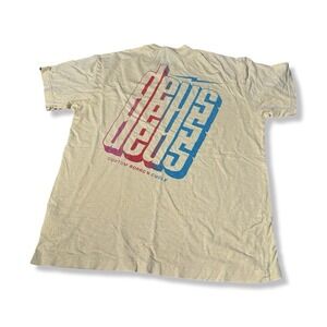 Deus Ex Machina Board & Cycle Yellow T Shirt Size Medium